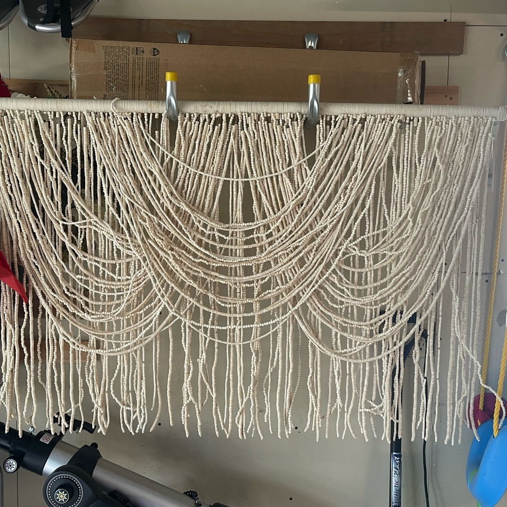 Anthropologie Beaded Wall Hanging/Tapestry